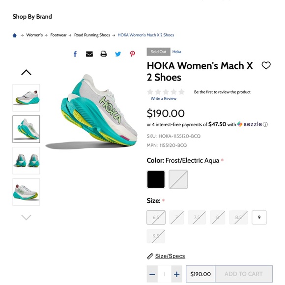HOKA Mach X 2 New In Box Women’s - Picture 3 of 14